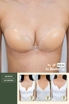 1X Boobs Up Nubra (0.8 cm) - Adelais Official - Adhesive Bras (Nubra & Nipple Cover)