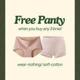 3 Bras Free Limited Panty x1 - *Remark size at the note during checkout* - Adelais Official - 
