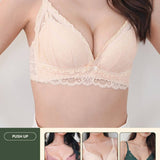 Cara Push Up Bra Set with 3CM Extra Thick Padded In Cornsilk - Adelais Official - Bra - Push Up