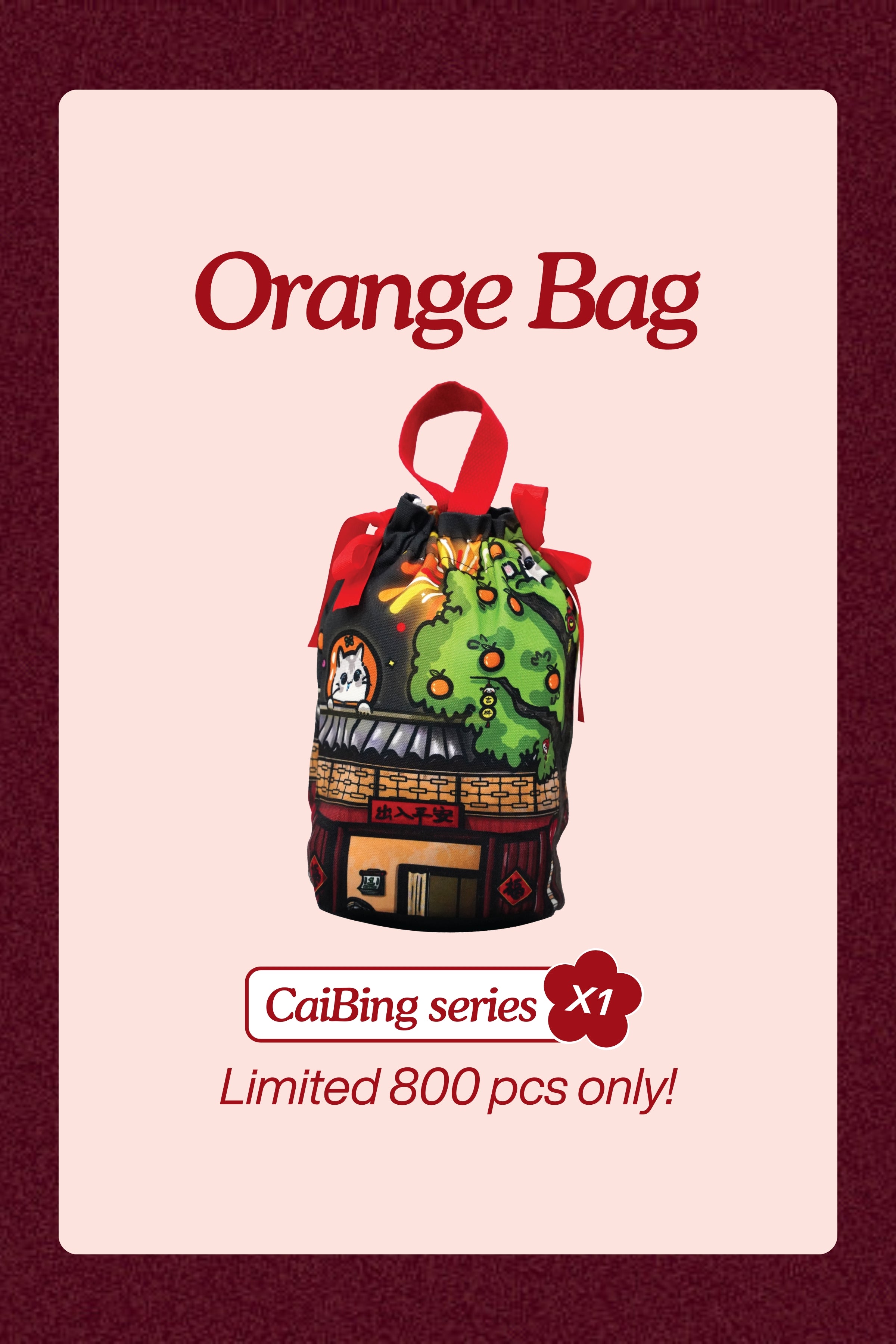 CNY Free Gift - 1 @ Orange Bag - Free Gift - Adelais Official