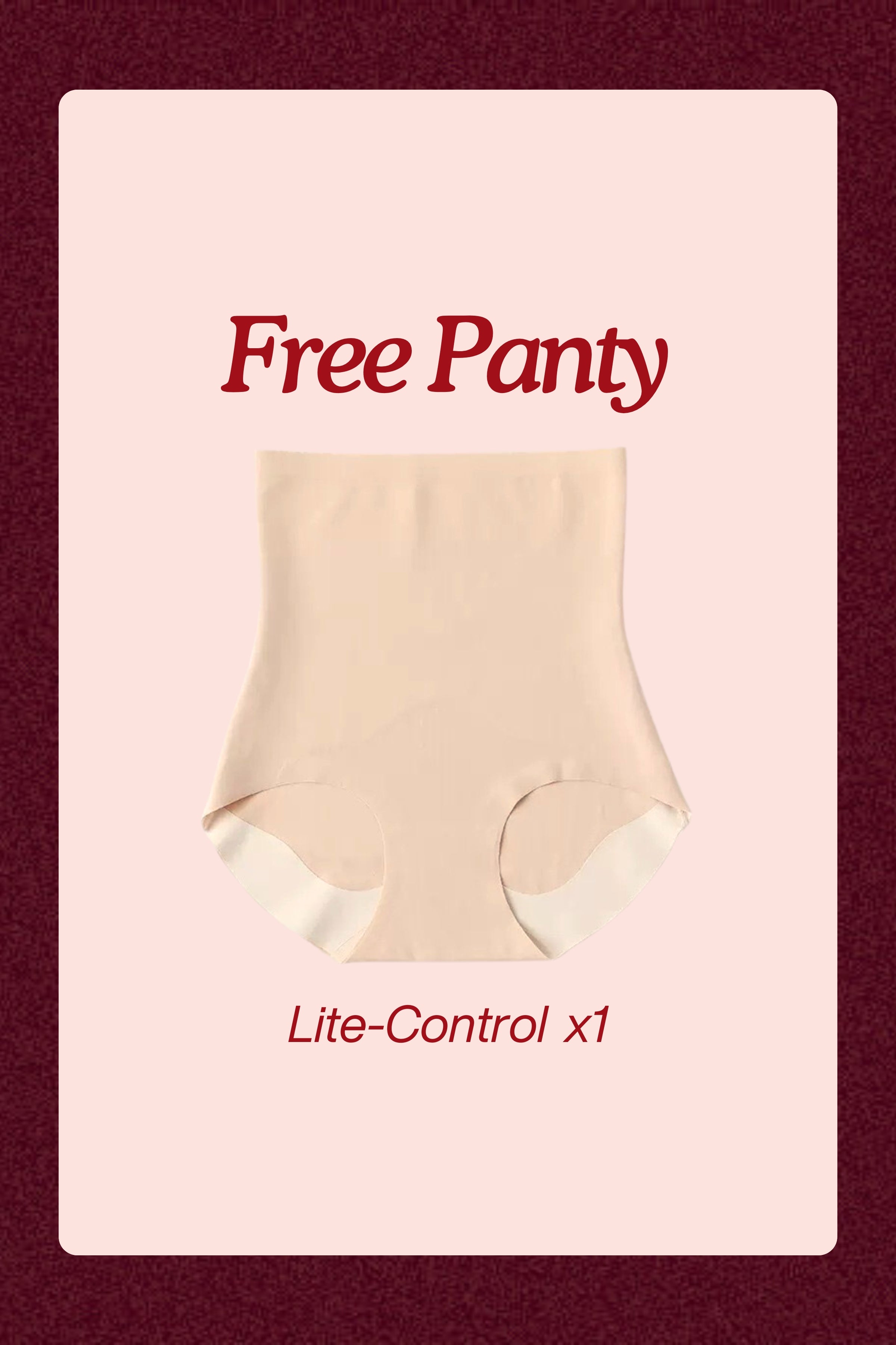 CNY Free Gifts - Every 4 Bras Free 1 @ Lite - Control *Remark size at the note during checkout* - Free Gift - Adelais Official