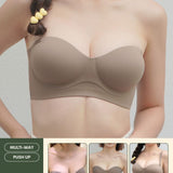 Daily Softie Boost Multi - Way Push Up Bra In Hipster Brown - Size 32AB - 38AB - Bra - Strapless (Multi - Way) & Push Up - Adelais Official