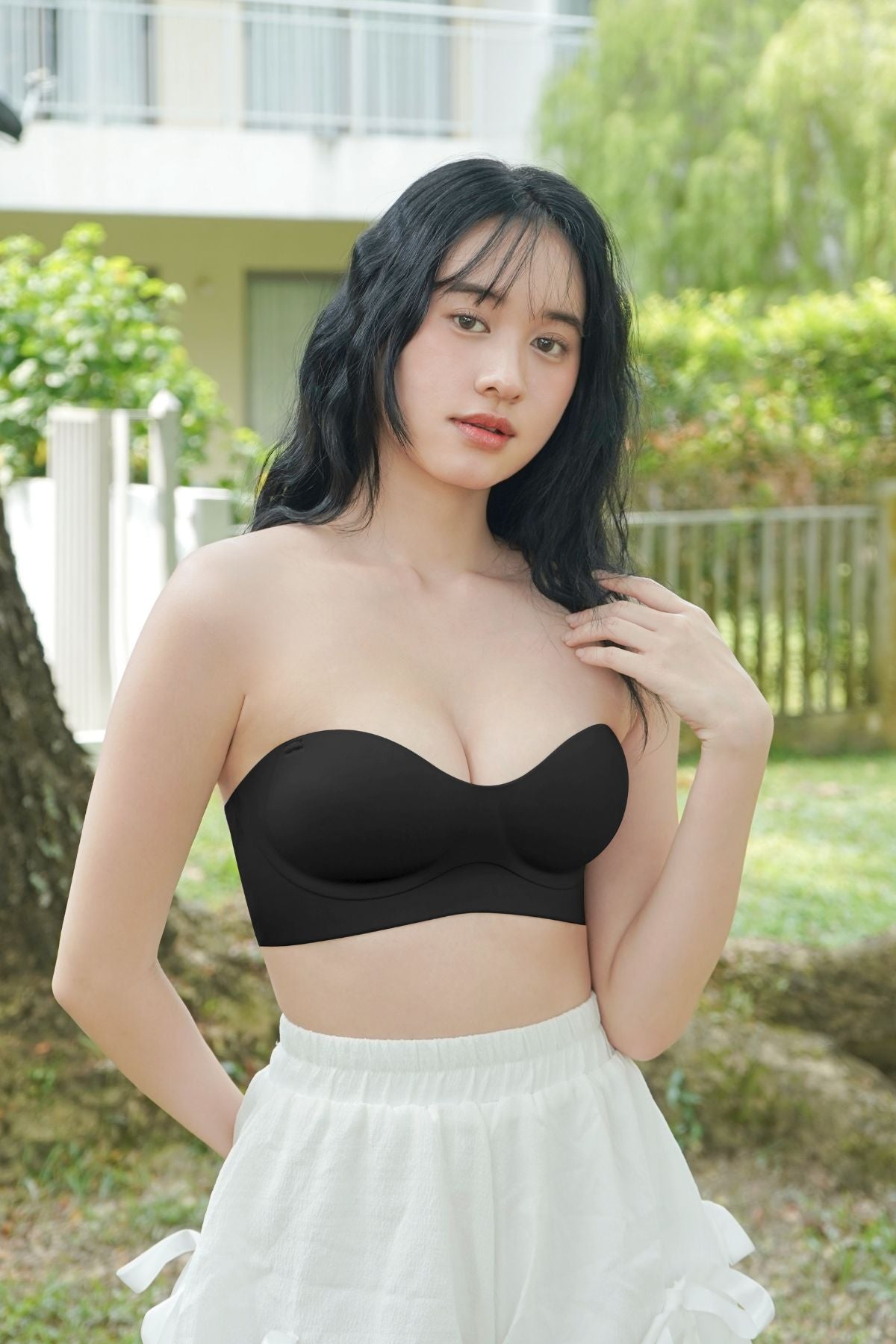 Daily Softie Plus Multi - Way Push Up Bra In Black - Size 34CD - 40CD - Bra - Strapless (Multi - Way) & Push Up - Adelais Official