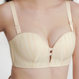 Everyday Fit Multi - Way Push Up Bra In Lemon Chiffon - Bra - Strapless (Multi - Way) & Push Up - Adelais Official