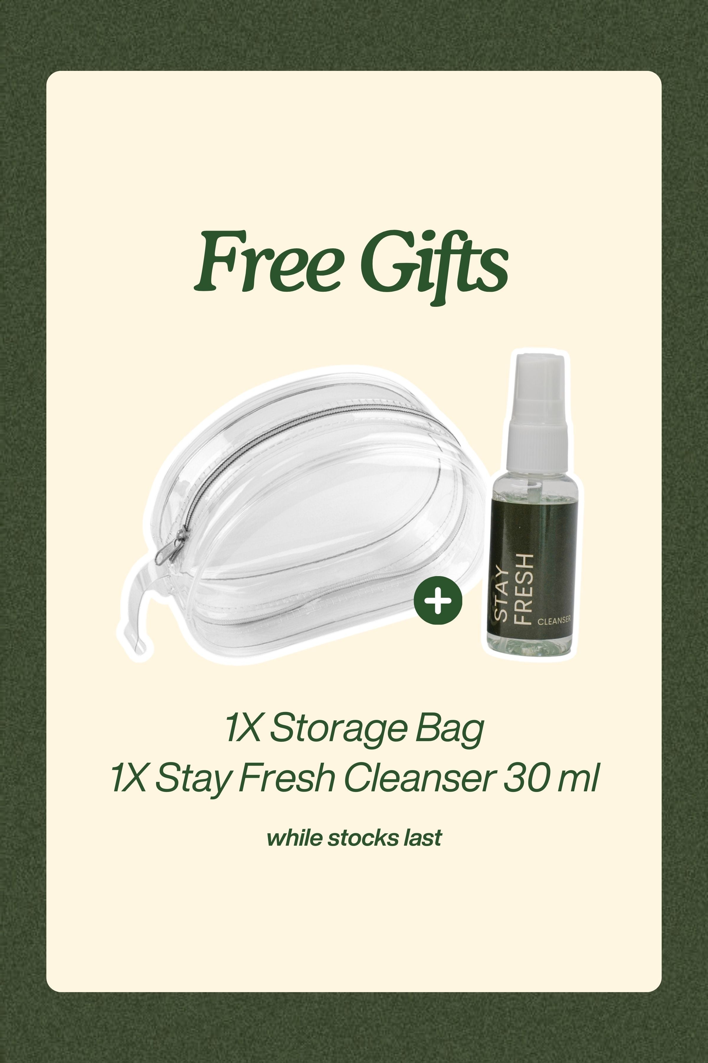 Free Gift - Every 2 Nubras Free 1 @ Cleanser + 1 @ Storage Case - Free Gift - Adelais Official