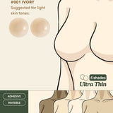 [NEW - IN] Adhesive Nipple Cover with Ultra - Thin & Light Edge (8CM Diameter) - Adelais Official - Adhesive Bras (Nubra & Nipple Cover)