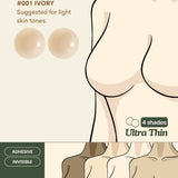 [NEW - IN] Adhesive Nipple Cover with Ultra - Thin & Light Edge (8CM Diameter) - Adhesive Bras (Nubra & Nipple Cover) - Adelais Official