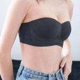 [New - In] Daily Softie Multi - way Seamless Bra In Black - Bra - Strapless (Multi - Way) & Push Up - Adelais Official