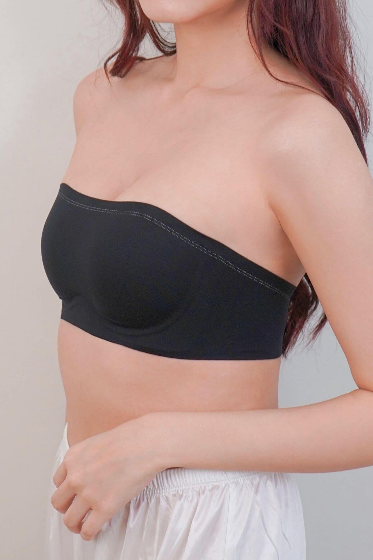 [New - In] Pure Softie Multi - Way Seamless Bra In Black - Adelais Official - Bra - Strapless & Push Up Adelais Official