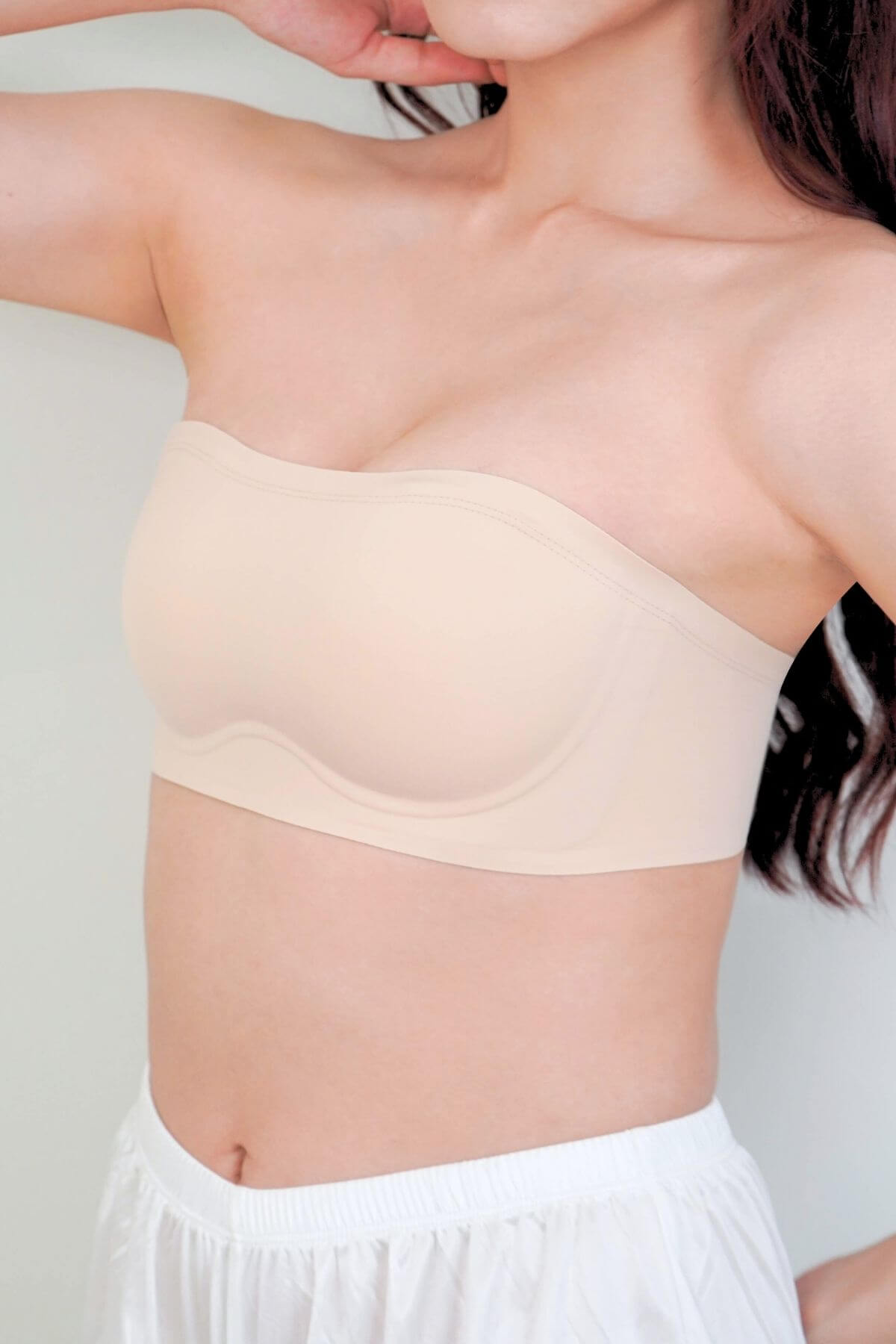 [New - In] Pure Softie Multi - Way Seamless Bra In Soft Skin - Adelais Official - Bra - Strapless & Push Up Adelais Official