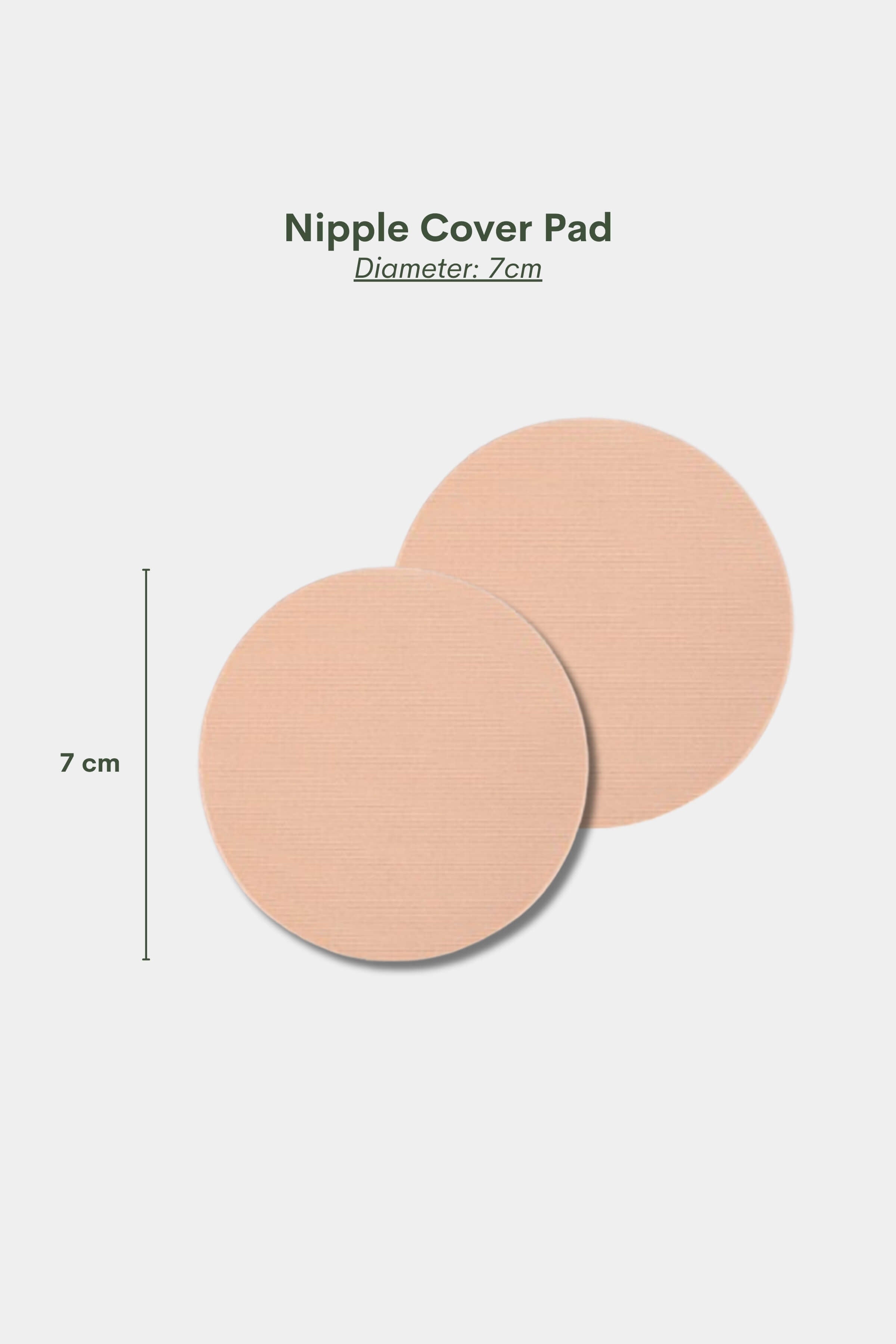 [PWP] Nipple Cover Pad - Mix With Nubra In Bikini / Nubra In Skin (7CM) - Adelais Official