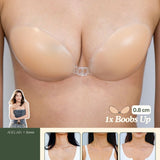 [SONIA] 1X Boobs Up in Skin (0.8 cm) - Free Cleanser Included - Adhesive Bras (Nubra & Nipple Cover) - Adelais Official