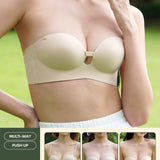 Ultra Softie 2.0 Push Up & Seamless Multi - way Bra In Soft Skin - Bra - Strapless (Multi - Way) & Push Up - Adelais Official